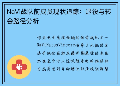 NaVi战队前成员现状追踪：退役与转会路径分析